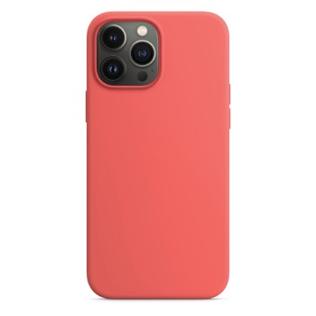 Barevný silikonový kryt pro iPhone 11 Pro Max - Tmavě růžový