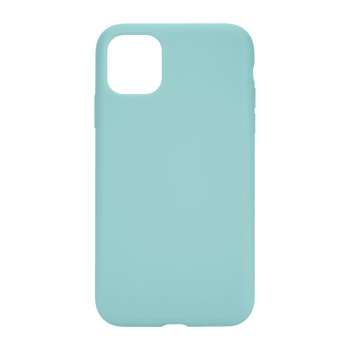 Barevný silikonový kryt pro iPhone 11 Pro Max - Světle modrý