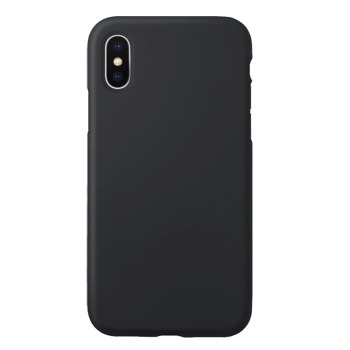 Barevný silikonový kryt pro Iphone XS Max - Černý