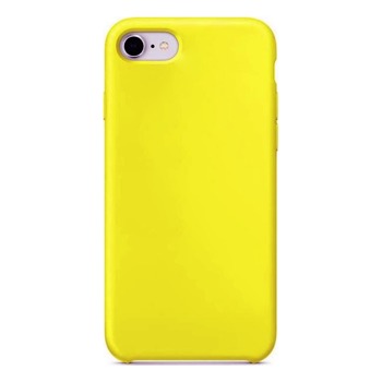 Barevný silikonový kryt pro iPhone SE2020 - Žlutý