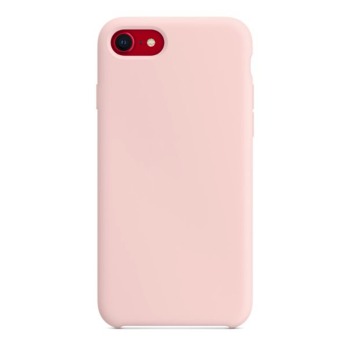 Barevný silikonový kryt pro iPhone SE2022 - Růžový