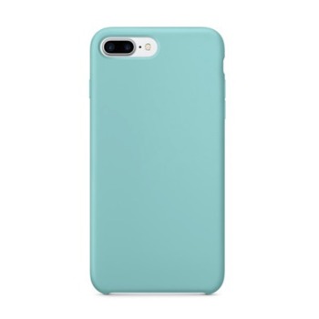 Barevný silikonový kryt pro iPhone 8 Plus - Světle modrý
