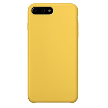 Barevný silikonový kryt pro iPhone 8 Plus - Žlutý