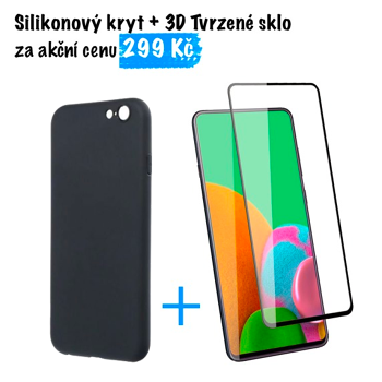 Kompletní ochrana - Kryt a 3D tvrzené sklo pro OnePlus 6T