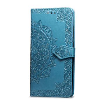 Knížkový obal na mobil Samsung Galaxy A33 5G - Ornament, Modré