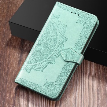 Zavírací obal pro Samsung Galaxy A33 5G - Ornament, Zelené