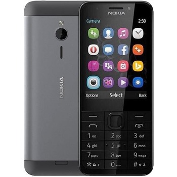 Nokia 230 Dual SIM Barva: Tmavě stříbrná