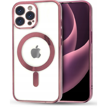 MagSafe kryt s růžovým rámečkem a krytem na kameru pro iPhone 12 Pro