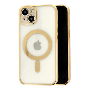MagSafe kryt se zlatým rámečkem a krytem na kameru pro iPhone 11 Pro