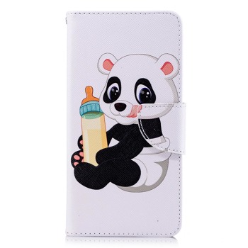Knížkový obal na mobil Samsung Galaxy A70S - mimi panda