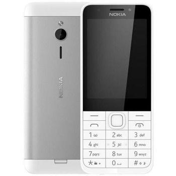 Nokia 230 Dual SIM Barva: Stříbrná