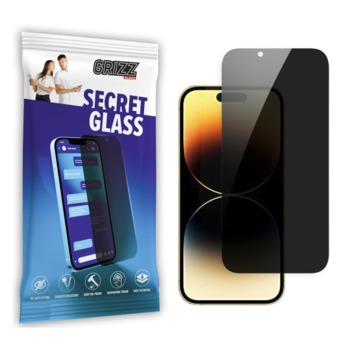 Diskrétní tvrzené sklo GrizzGlass Secret Glass pro iPhone 14 Pro Max