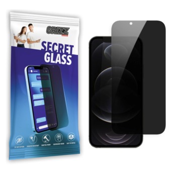 Diskrétní tvrzené sklo GrizzGlass Secret Glass pro iPhone 12