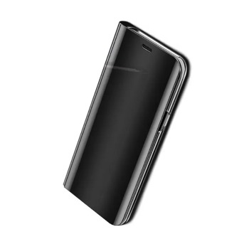 Zrcadlové flipové pouzdro pro Samsung Galaxy M13 - Černé
