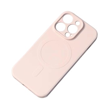 Zadní silikonový kryt Magsafe pro iPhone 14 Růžový