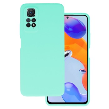 Kryt Silicone pro Xiaomi Redmi Note 11 Pro - Tyrkysový