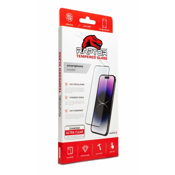 SWISSTEN RAPTOR DIAMOND ULTRA CLEAR 3D TEMPEROVANÉ SKLO PRO T PHONE ČERNÉ