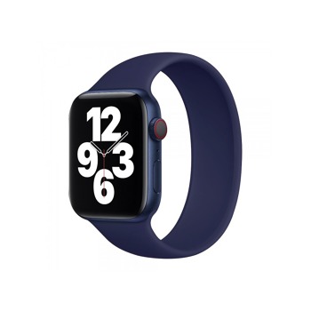 COTECi silikonový řemínek 160 mm pro Apple Watch 38/40/41mm půlnoční modrá