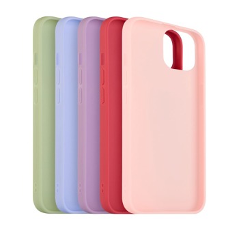5x set pogumovaných krytů FIXED Story pro Apple iPhone 12, v různých barvách, variace 2