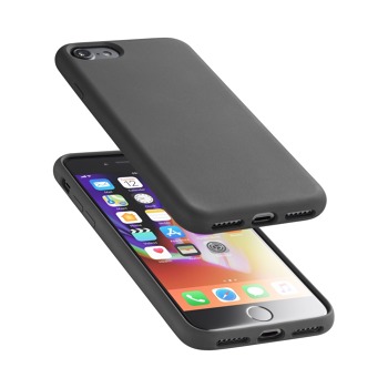 Ochranný silikonový kryt Cellularline Sensation pro Apple iPhone SE 2022, černý