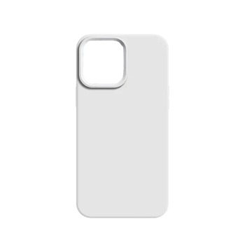 Barevný silikonový kryt pro iPhone 13 - Bílý