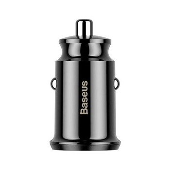 Autonabíječka Baseus Grain 2x USB 5V 3.1A (černá)