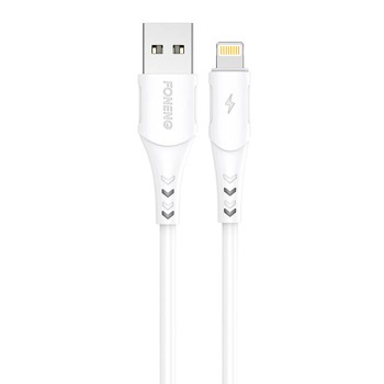 Kabel USB pro Lightning Foneng X81, 2,1 A, 1 m (bílý)