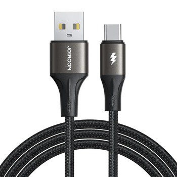 Kabel Light-Speed USB na USB-C SA25-AC3 / 3A / 1,2 m (černý)