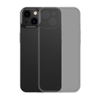 Baseus Frosted Glass Case pro iPhone 13 Pro (černý) + tvrzené sklo