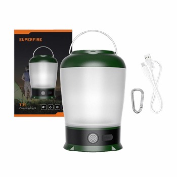 Kempingová lampa Superfire T31, 320lm, USB