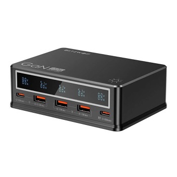 Stolní nabíječka Blitzwolf BW-i9 110W PD 3xUSB-A, 2xUSB-C (černá)