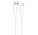 Kabel USB-Lightning Foneng X77, 2,1 A, 1 m (bílý)