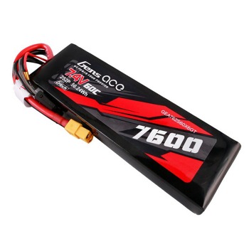 Gens ace G-Tech 7600mAh 7.4V 60C 2S2P LiPo Baterie PC mat.