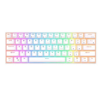 Mechanická klávesnice Royal Kludge RK61 RGB, červené spínače (bílé)