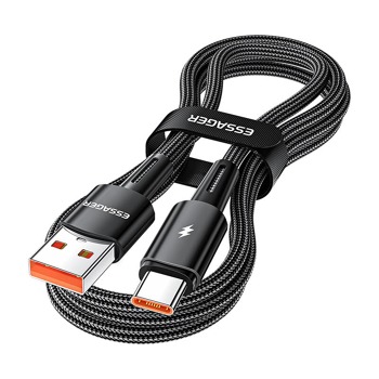 Essager USB-A na USB-C 120W 2m kabel (černý)