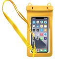 Univerzální, vodotěsný obal pro mobilní telefon - Žlutý