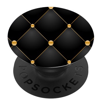 Černý popsocket se vzorem