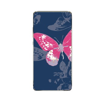 Zadní kryt pro Nokia 3 - Růžový motýl