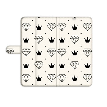 Knížkové pouzdro pro mobil Honor 9X - Královské diamanty