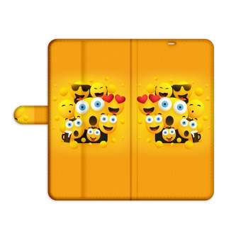Knížkový obal pro mobil Honor 9 Lite - Emoji
