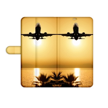 Knížkový obal na mobil iPhone 12 - Odlet při západu slunce