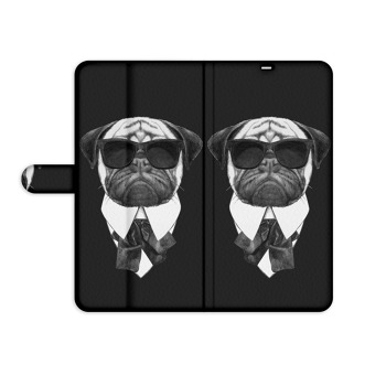 Knížkový obal pro iPhone 12 - Bulldog stylař