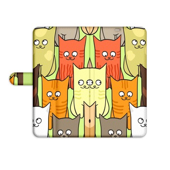 Zavírací obal pro iPhone SE 2020 - Kočky