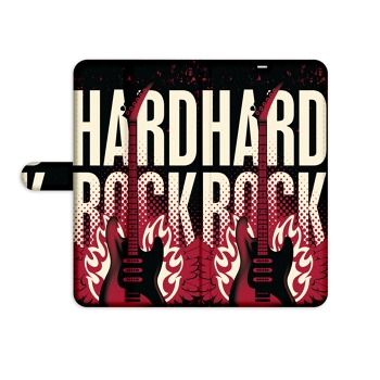 Flipové pouzdro pro mobil iPhone SE 2020 - Hard rock