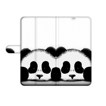 Knížkový obal na mobil iPhone 6 / 6S - Panda
