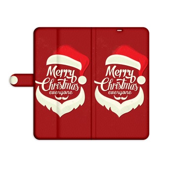 Knížkový obal pro mobil Asus Zenfone Go ZB500KL - Šťastné a veselé vánoce