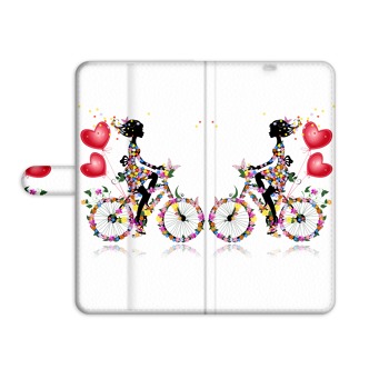 Knížkový obal pro mobil Nokia 6.2 - Dívka na kole