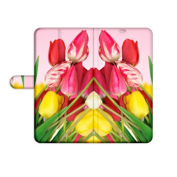Zavírací pouzdro pro mobil Samsung Galaxy A8+ (2018) - Tulipány