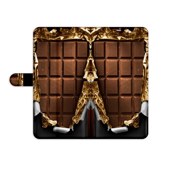 Knížkový obal pro mobil Samsung Galaxy A10S - Čokoláda