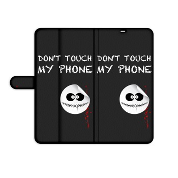 Flipové pouzdro pro Samsung Galaxy A40S - Don’t touch my phone!